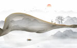 水墨山水画