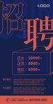 简洁招聘海报