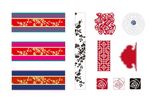 民族风花纹 缠枝纹