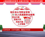 职业学校宣传标语