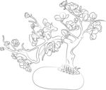梅花 矢量图