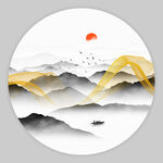 新中式水墨画
