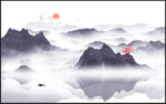 新中式山水画