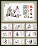教师文化展板