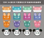 卡通门牌