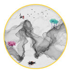 圆形抽象画