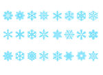 雪花形状 图案 背景 矢量素材
