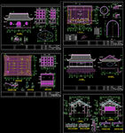仿古建筑之镜心卢建筑施工图 