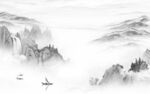 爆款高雅意境山水 文件分层 
