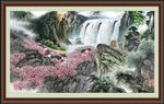巨幅风水画 