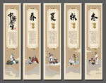 中医养生 中医挂画  