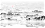 中式山水画