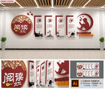 校园阅读文化墙