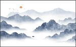 水墨山水画