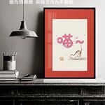 可爱宅猫装饰画