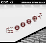 社区楼道文化墙