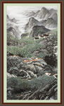 装饰山水画