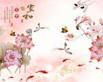 花鸟背景墙