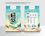 国潮风大米包装