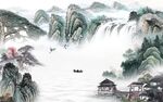 国画风景最新山水 TIF分层