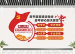 学党史文化墙 建党百周年