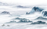 新款新背景山水画 文件分层画