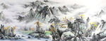 国画山水画图片