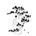 盆栽 矢量图