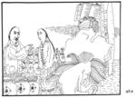 白酒 连环画 手绘 线描 手工