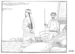 白酒 连环画 手绘 线描 手工