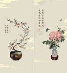 中式地产 花 