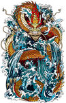 龙 数码印花