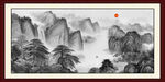 巨幅山水画
