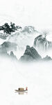 简约山水唯美玄关 TIF分层