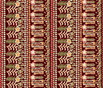 条纹民族风小花