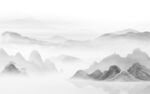 新款客厅山水背景 TIF分层