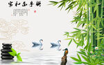 现代背景墙