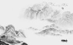 新中式客厅山水 TIF分层文件