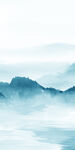 意境玄关高级山水 文件分层 