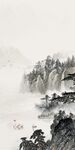 大气新玄关画山水 TIF分层