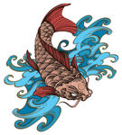 插画素材 纹身图案 国潮