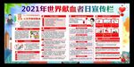 献血者日宣传栏