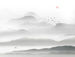 新中式山水画