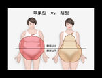 苹果型肥胖和梨型肥胖