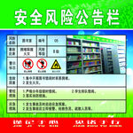 图书馆安全风险公告栏