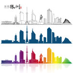 株洲地标建筑矢量设计元素