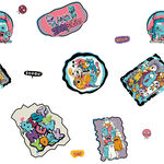 小怪兽四方连续图案