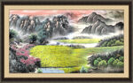 山水中堂画