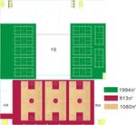 木纹篮球场平面效果图