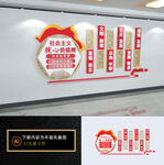 核心价值观文化墙